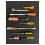 Lot of 9 Hand Tool Screwdrivers