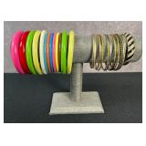 Metal & Plastic Bangle Bracelets