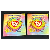 Ty Beanie Baby Official Club Membership Kit x2