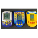 Lot of 3 Handheld Electronic Games