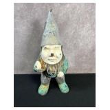 Cast Iron Garden Gnome Door Stop Figure