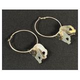 Big Cat Hoop Earrings