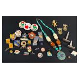 Collection of Jewelry / Pins / Razors