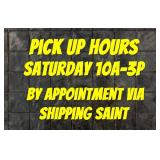 PICK UP HOURS
