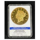 1849 Liberty Head Double Eagle Replica
