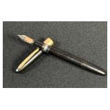 Vtg Sheaffer White Dot Fountain Pen 14k Gold Nib