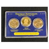 Thomas Jefferson 1st Day Issue President $1 Coins