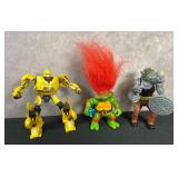 TMNT Raphael Troll & Rocksteady + Bumble Bee