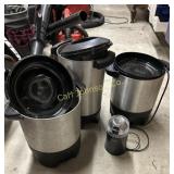 BOX 3 COFFEE PERCOLATORS & COFFEE GRINDER