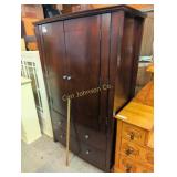 MAHOGANY ARMOIRE