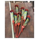 LOT 7 DOG LAWN STAKES
