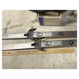 PAIR FISCHER CROSS COUNTRY SKIS & ALPINE BOOTS