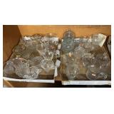 2 BOX GLASS/ CRYSTAL CREAMER & SUGAR COLLECTION