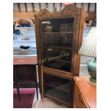 ANTIQUE CORNER CABINET