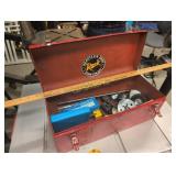 RED TOOLBOX W/ CONTENTS