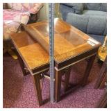 PAIR OF NESTING TABLES