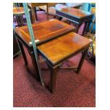 PAIR OF NESTING TABLES
