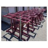 LOT OF 14 WINE BARREL RACKS