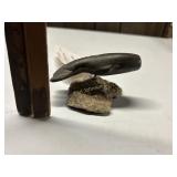 SMALL STONE SPERM WHALE CARVING