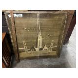 SOUVENIR 1939 WORLDS FAIR CARD TABLE
