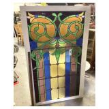 STAINED GLASS WINDOW, 56.5' X 35' (SEE ALL PHOTOS)
