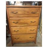 4 DRAWER WOOD CHEST