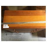 VINTAGE WOOD 4 DRAWER CHEST