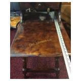 LOT 2 MCM TWO TIER SIDE TABLES