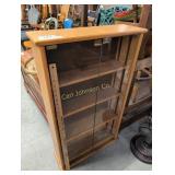 SORICE (NEW JERSEY) DISPLAY CASE W/ GLASS DOORS
