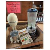 LOT VINTAGE WARING 'BLENDOR' & VINTAGE MILKSHAKE