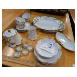 LOT MISC. GOLD RIMMED MARKED GERMAN CHINA,
