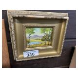 SMALL OIL PAINTING FROM HOLLAND
