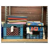 2 TOTE LOT OF VINYL RECORDS