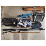 LOT OF MISC. MUSIC EQUIPMENT (SEE BELOW)