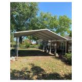 CARPORT 12FT X 28 FT APPROX 88IN EAVE HEIGHT