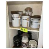 GROUP OF CANISTERS