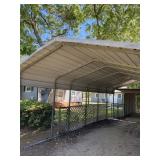 FREESTANDING CARPORT APPROX 20FT X 20 FT