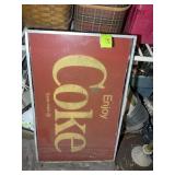 COKE ADVERTISEMENT SIGN, UNKNOWN CONDITION
