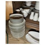 GROUP OF NORITAKE CHINA, ROSEVILLE PATTERN, 6238,