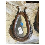 HORSE COLLAR MIRROR, APPROX 30 IN OVERALL HEIGHT