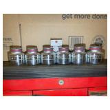GROUP OF 6 KING TONY 3/4 IN DRIVE SOCKETS, 2-3/16