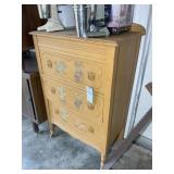 VINTAGE CHILDS DRESSER 28 IN X 16.5 IN X 44 IN, NO