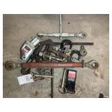 GROUP INCLUDING RECEIVER SLEEVE, TRACTOR PARTS, HI