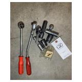 GROUP OF MAC TOOLS, SOCKETS, WRENCHES, ETC