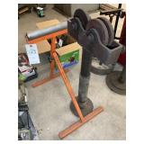 TWO ROLLER STANDS