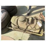 14 GALLON SPRAYER IN RACK WITH ELECTRIC PUMP