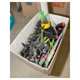 BOX CONTAINING MISC CLAMPS