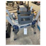 GROUP OF FOLDING STEP STOOLS, 2 ALUMINUM