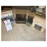 GROUP OF PUNCH SETS, THREE