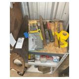 GROUP INCLUDING HAND SAW, DEWALT DRILL BIT SET, MI